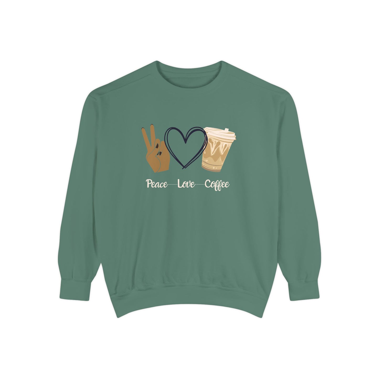 Peace, Love, Coffee Sweatshirt