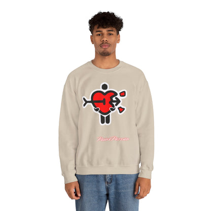 Pain2Passion Sweatshirt (Mid-Evil Heart Guy)