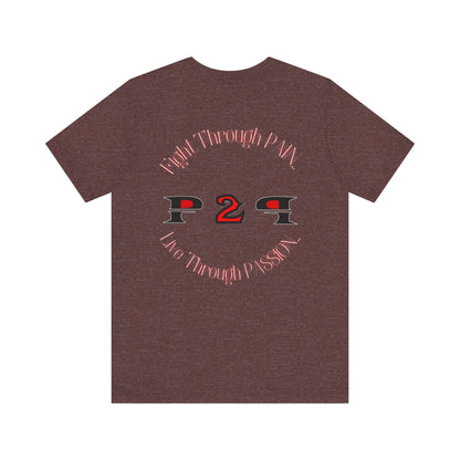 Pain2Passion T-Shirt (Mid-Evil Heart Guy)