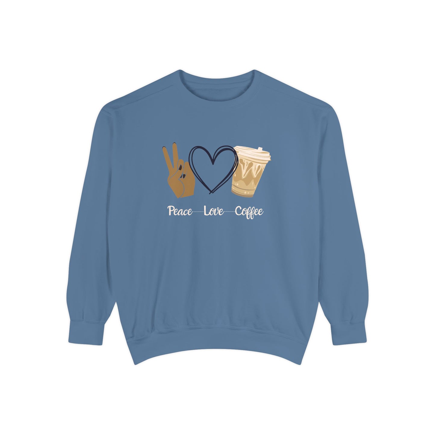 Peace, Love, Coffee Sweatshirt