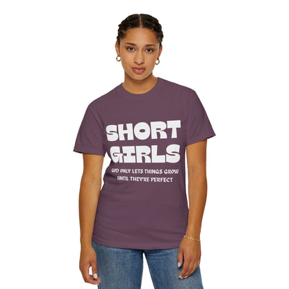 Short Girls-Garment-Dyed T-shirt