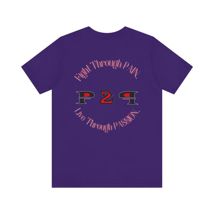 Pain2Passion T-Shirt (Mid-Evil Heart Guy)