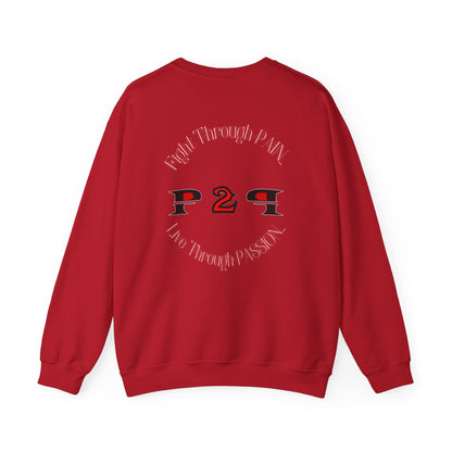Pain2Passion Sweatshirt (Mid-Evil Heart Guy)