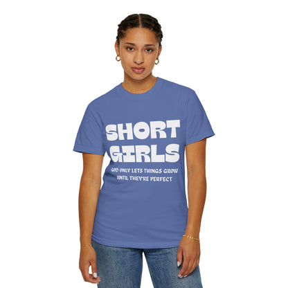Short Girls-Garment-Dyed T-shirt