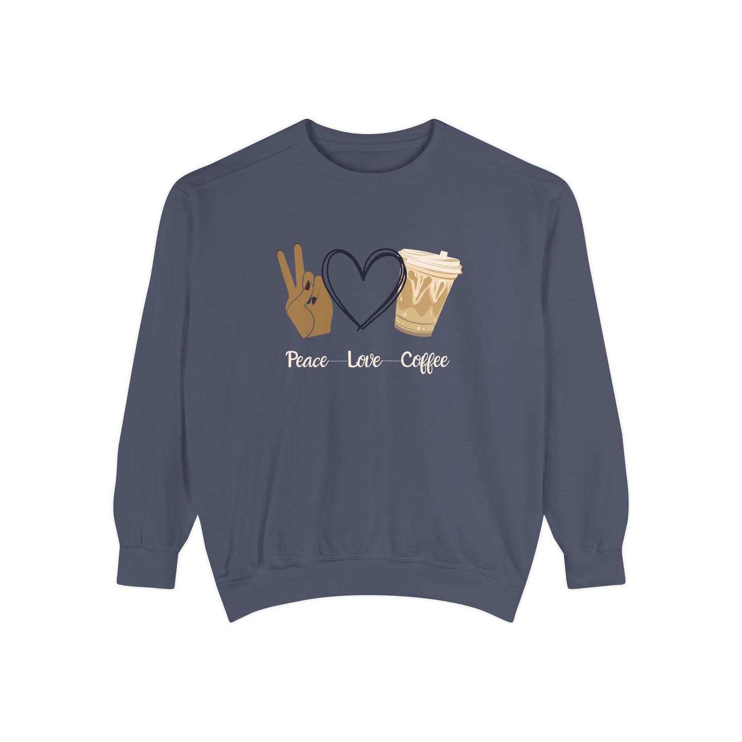 Peace, Love, Coffee Sweatshirt