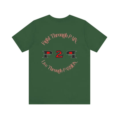 Pain2Passion T-Shirt (Mid-Evil Heart Guy)