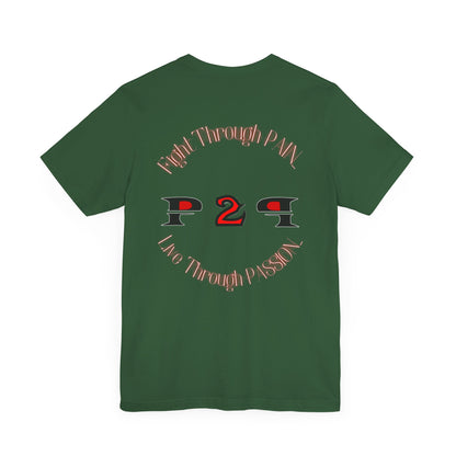 Pain2Passion T-Shirt (Mid-Evil Heart Guy)