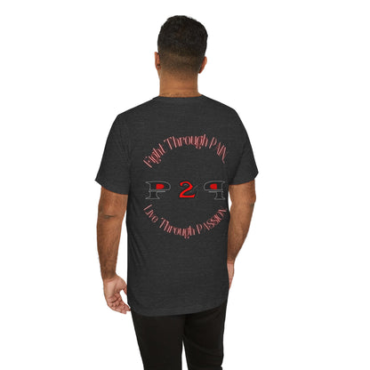 Pain2Passion T-Shirt (Mid-Evil Heart Guy)