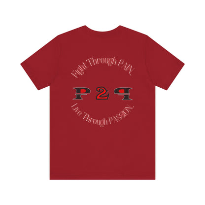 Pain2Passion T-Shirt (Mid-Evil Heart Guy)