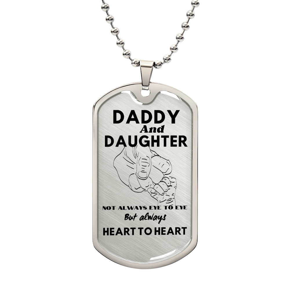 Daddy and Daughter Dog Tag