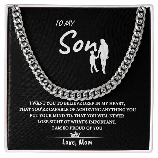 To My Son, Love Mom