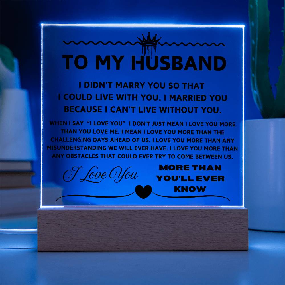 To My Husband