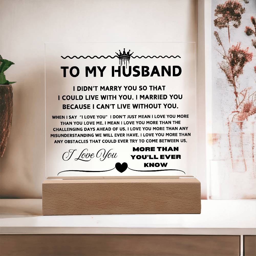 To My Husband