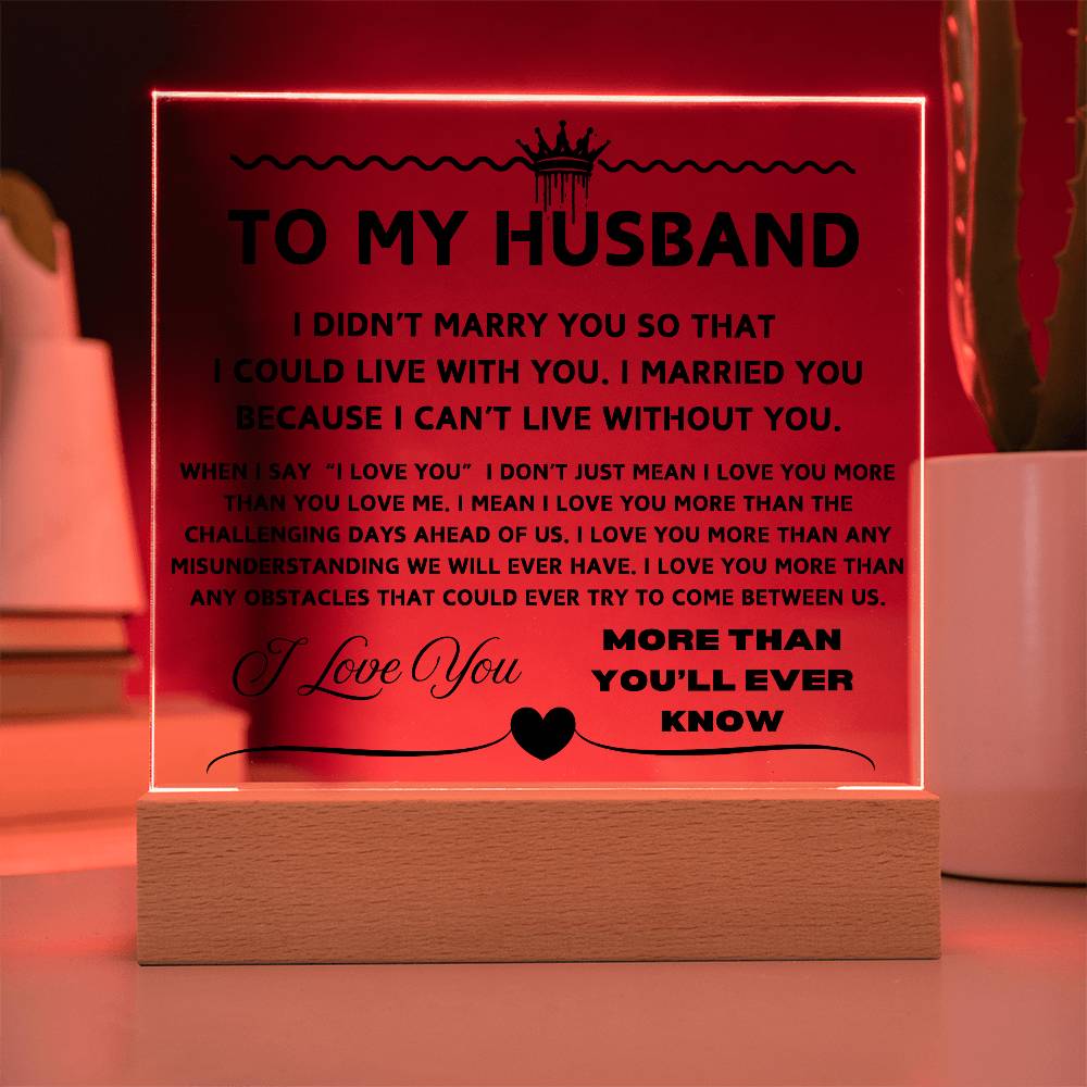 To My Husband